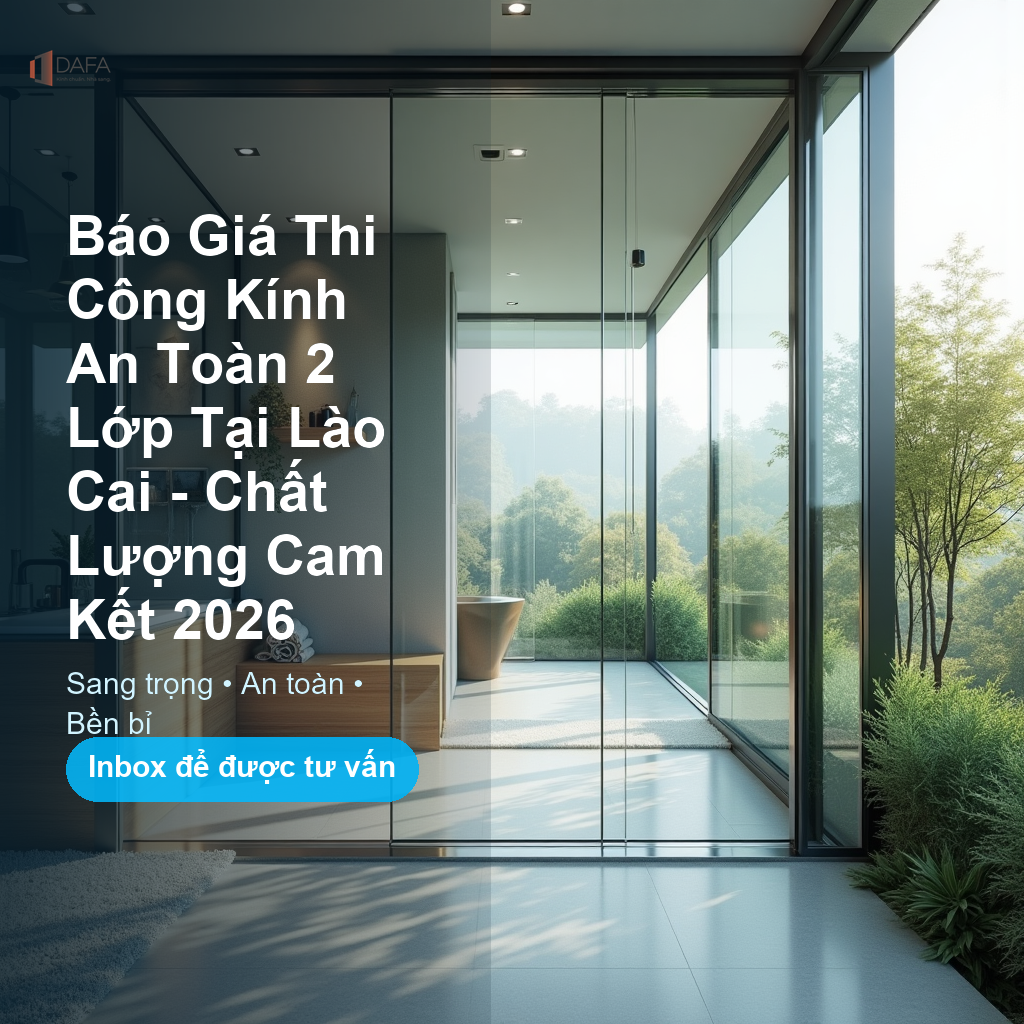 Báo Giá Thi Công Kính An Toàn 2 Lớp Tại Lào Cai – Chất Lượng Cam Kết 2026