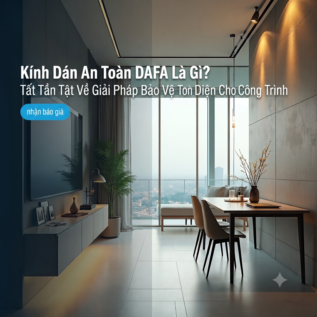 Kính Dán An Toàn DAFA Là Gì? Tất Tần Tật Về Giải Pháp Bảo Vệ Toàn Diện Cho Công Trình