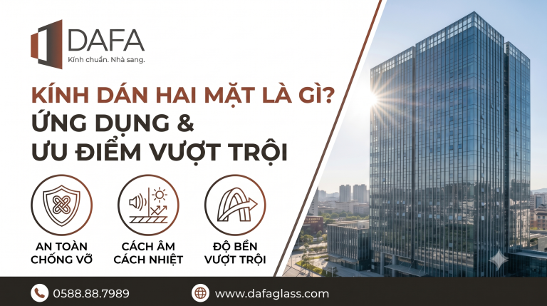 Kính Dán Hai Mặt Là Gì? Ứng Dụng Và Ưu Điểm Vượt Trội Trong Xây Dựng