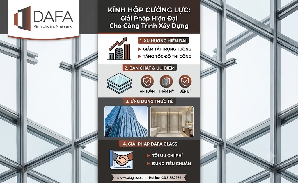 Kính Hộp Cường Lực: Giải Pháp Hiện Đại Cho Công Trình Xây Dựng